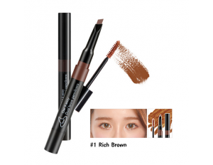 Witch's Pouch Get It Easy Dual Brow Pencilcara #1 น้ำตาลอ่อน